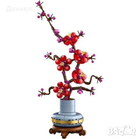 Чисто ново LEGO Botanicals 10369 – Plum Blossom (Запечатано), снимка 6 - Конструктори - 55905170