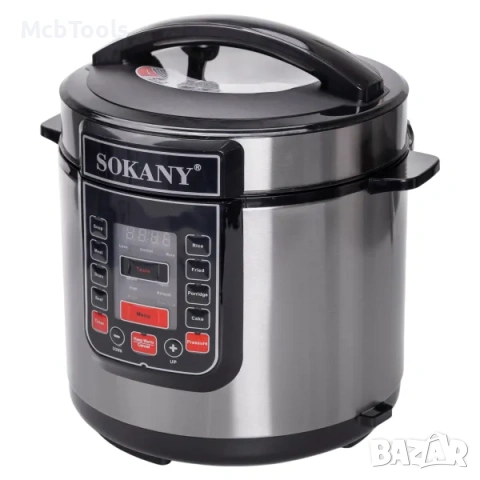 Мултикукър 7 литра 1000W Sokany, снимка 4 - Мултикукъри - 54117812