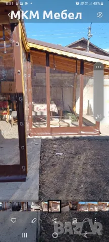 Ветроупорни завеси от прозрачен кристал Изработка и монтаж Гама от цветове , снимка 7 - Други - 50381079