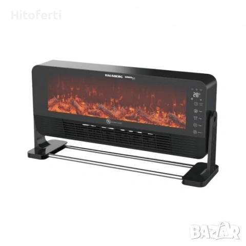 ЕЛЕКТРИЧЕСКА КАМИНА ТИП ТОПЛА И ХЛАДНА КАРЛОНА С ВЕНТИЛАТОР HAUSBERG HB-8216NG