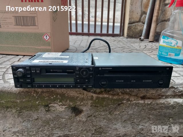 Оригинален касетофон +чейнджър за vw polo.Golf.4.Bora.passat.polo., снимка 6 - Аксесоари и консумативи - 44756483