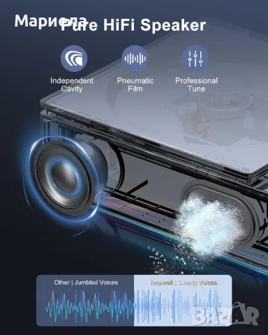 Портативен CD плейър / Преносим CD плейър с Bluetooth,FM,USB, снимка 5 - Други - 49271662