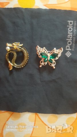 Брошки с камъчета, снимка 1