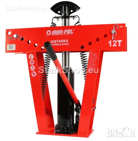 Хидравличен тръбогиб с 6 броя накрайници 12 ТОНА Mar-Pol, снимка 3 - Други инструменти - 40377571