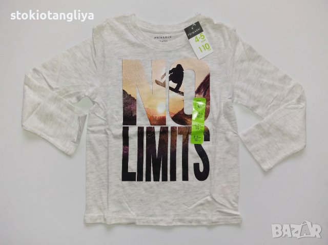 Блуза с дълъг ръкав Primark за момче, 5-6 години, 116 см