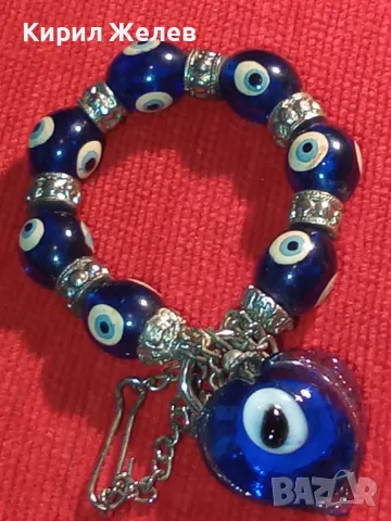 ТРАДИЦИОННА СИНЯ ГРИВНА Тип БРОЕНИЦА с ОКОТО на НАЗАР - ПРОТИВ УРОКИ ТАЛИСМАН За ЩАСТИЕ 47081, снимка 9 - Гривни - 46774847