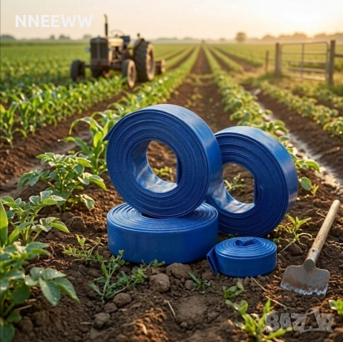 Плосък маркуч, РЪКАВ 1,2,3,ЦОЛА!--50метра, Маркуч за поливане