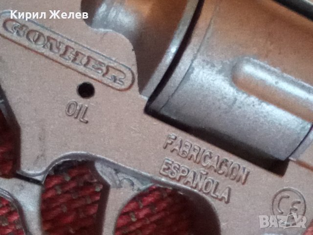 Пистолет играчка револвер стар метален 41266, снимка 8 - Колекции - 42822161