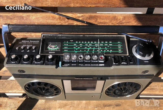 Радиокасетофон National Panasonic RS-466  (Japan-1975), снимка 9 - Радиокасетофони, транзистори - 54129986