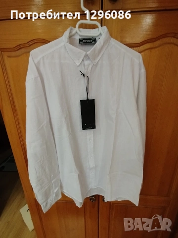 Нова мъжка ленена риза, снимка 4 - Ризи - 53928470