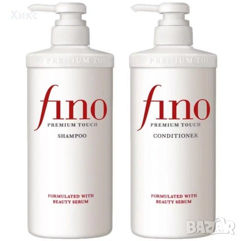Fino Premium Touch Shampoo & Conditioner – Deep Repair & Shine Care by Shiseido 