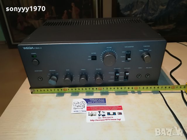 WEGA v3841-2 amplifier-made in japan-внос швеицария, снимка 5 - Ресийвъри, усилватели, смесителни пултове - 29487083