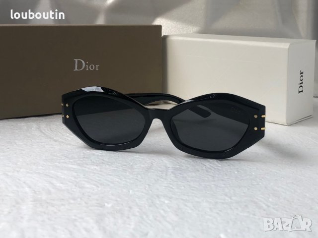 Dior 2023 дамски слънчеви 2 цвята черни прозрачни , снимка 7 - Слънчеви и диоптрични очила - 40474436