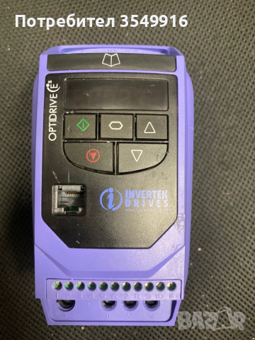 Честотен регулатор(инвертор)OPTIDRIVE 0,75кw 220V AC