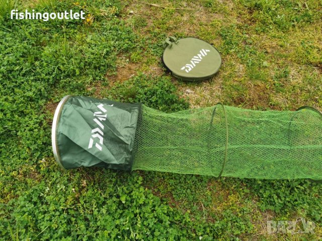 Гумиран живарник Daiwa с непромукаема мрежа . 2мт дължина, снимка 2 - Такъми - 36609966