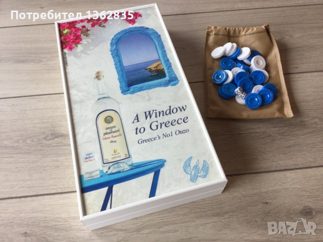 НОВА колекционерска табла за игра на Узо Пломари / Ouzo Plomari, снимка 4 - Шах и табла - 51452344