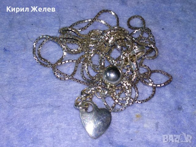 STEFANI ST. JACQUES Италианско МАРКОВО БУТИКОВО ФЕШЪН АРТ КОЛИЕ СРЕБРО 925 ЧАСТ от КОМПЛЕКТ 37458, снимка 10 - Колиета, медальони, синджири - 40576068