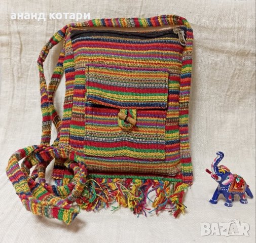 Малки чанти тъкани с ресни- 1 - 9 , снимка 6 - Чанти - 38377671