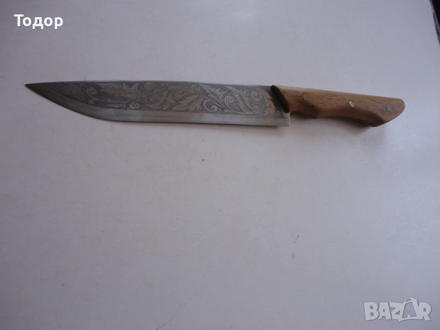 Невероятен ловен нож гравюри , снимка 6 - Ножове - 52671201