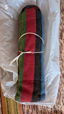 Черга вълнена ръчно тъкана