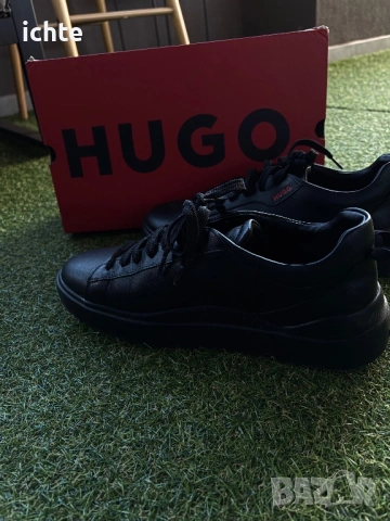 Мъжки обувки HUGO Blake Tenn It 42, снимка 3 - Спортно елегантни обувки - 53129778
