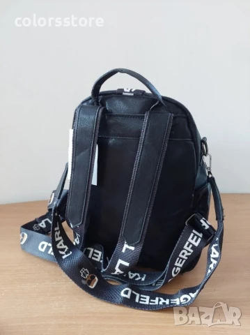 Черна раница Karl Lagerfeld/SG82, снимка 3 - Раници - 50777493