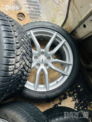Джанти със зимни гуми 18 5x112, снимка 5 - Гуми и джанти - 52567393
