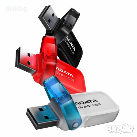 Нова USB 32GB Flash памет ADATA UV240, USB 2.0 - запечатана, снимка 2 - USB Flash памети - 37174504