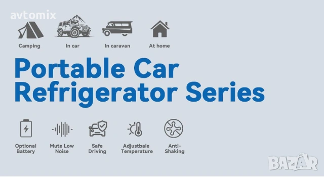 Хладилна чанта/кутия с компресор 12V/24V/220V  35 литра, снимка 7 - Аксесоари и консумативи - 53233100