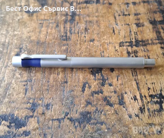 ролер Марксман Marksman rollerball pen метален, за писане, масивен с гумена синя част за хващане, снимка 8 - Ученически пособия, канцеларски материали - 49695562