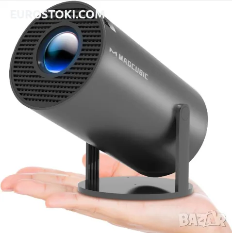 Мини проектор Magcubic 300B, преносим интелигентен видео проектор 4K/720P FHD, вграден Android OS 11