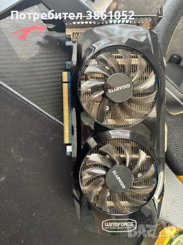 Продавам видео карта Gigabyte GeForce GTX 1060 WINDFORCE 2X