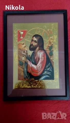 Икона ”Молитвата на Христос в Гетсиманската градина”, снимка 9 - Икони - 31793966
