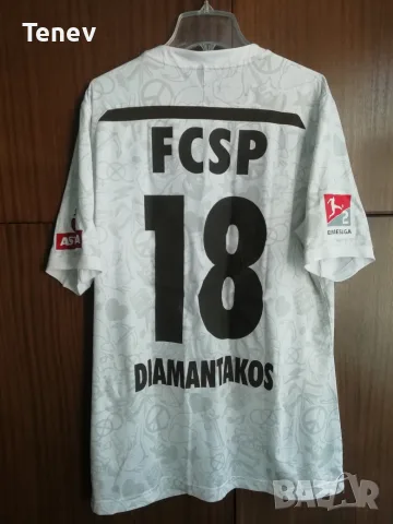 St. Pauli Diamantakos Match Worn 2019/2020 Away мачова оригинална тениска фланелка Санкт Паули екип 