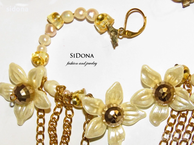 Ръчно изработени обеци by SiDona, снимка 4 - Обеци - 39480630