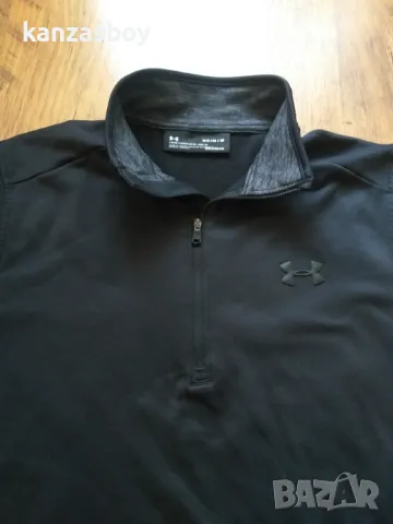 Under Armour Fleece 1/2 Zip - страхотна мъжка блуза КАТО НОВА М, снимка 2 - Спортни дрехи, екипи - 47708995