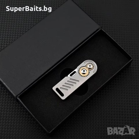 Компактен Титаниев Нож - Ключодържател, снимка 5 - Екипировка - 52432986