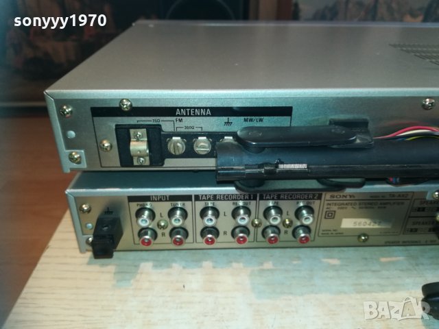 sony only sony x 2 ampli & tuner like new 1112201644, снимка 12 - Ресийвъри, усилватели, смесителни пултове - 31088508