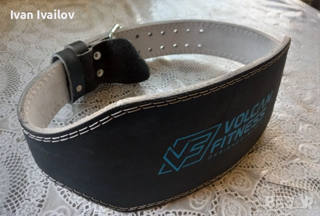 Професионален МАСИВЕН колан за фитнес Volcan Fitness – 15 см опора