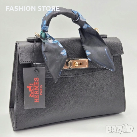 Чанти Hermes велур и кожа, снимка 6 - Чанти - 52610977