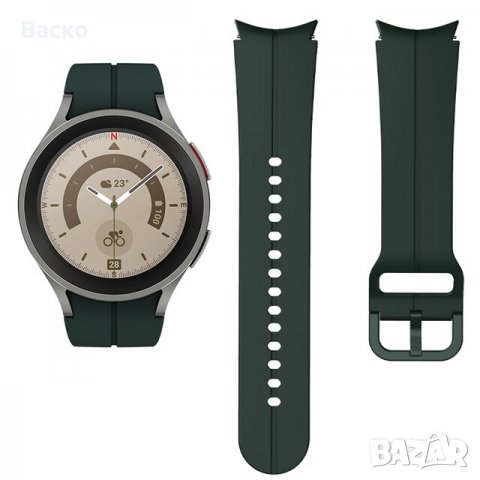 Силиконови каишки /20мм/ съвместими със Samsung Galaxy Watch 5/ Galaxy Watch 5Pro/ Galaxy Watch 4, снимка 11 - Каишки за часовници - 38493657