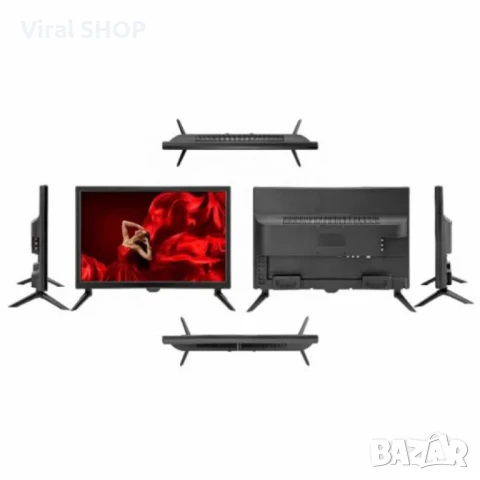 LED SMART телевизор DC/AC 19/22/24 инча – Идеален за дом, кемпер, каравана или къмпинг, снимка 1