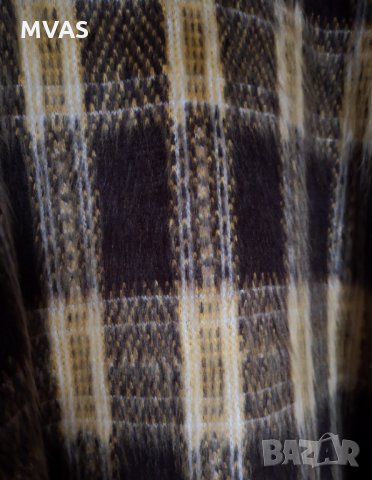 Ново есенно пончо кафяво жълто M L XL, снимка 4 - Палта, манта - 30482381