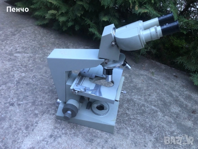 стар професионален микроскоп "CARL ZEISS JENA" - Germany DDR, снимка 9 - Антикварни и старинни предмети - 41317641