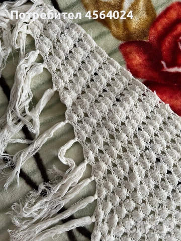 Плетен шал, снимка 3 - Шалове - 52207014