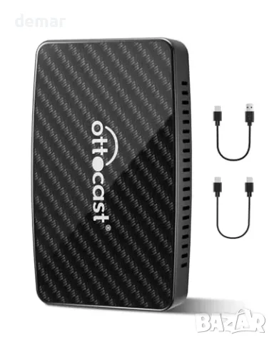 Мултимедиен адаптер Ottocast Play2Video Pro с безжични CarPlay и Android Auto
