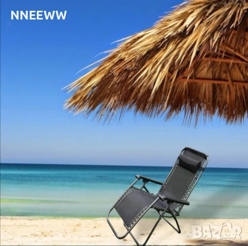 Сгъваем стол, шезлонг за градина,къмпинг и други, снимка 3 - Градински мебели, декорация  - 51036443