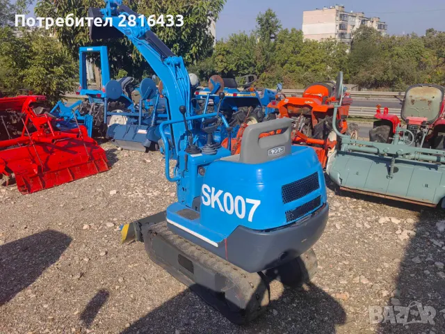 Багер верижен KOBELCO SK007, снимка 3 - Индустриална техника - 47329693