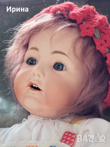 Антична бебешка кукла Хилда, произведена от Nippon преди 1921 г 45 см., снимка 5 - Колекции - 42213856