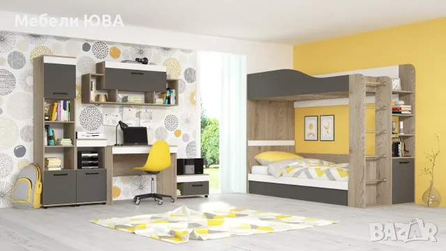 Двуетажно легло , снимка 3 - Мебели за детската стая - 56079051